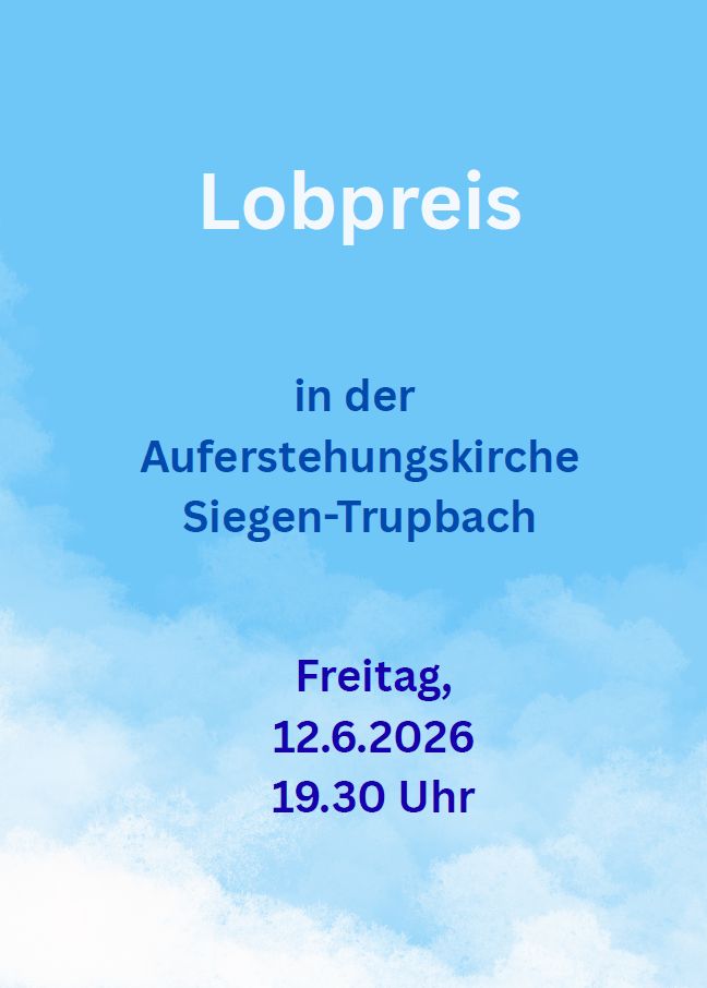 Lobpreis in der Auferstehungskirche