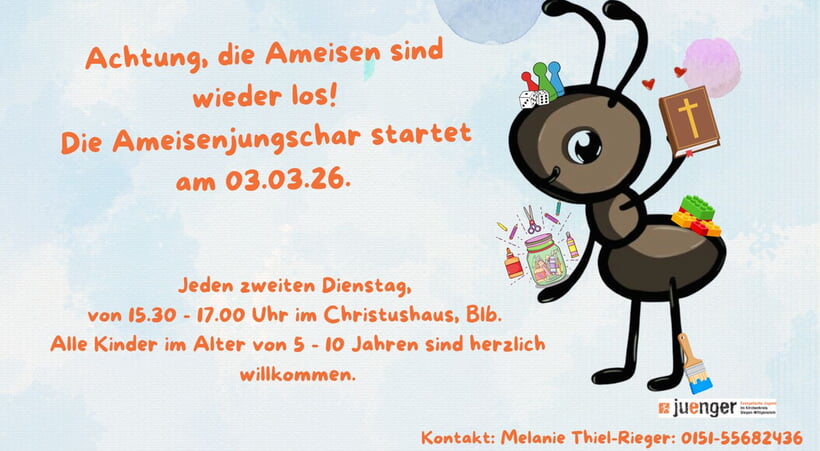 Kommt gerne vorbei. Wir freuen uns auf euch!