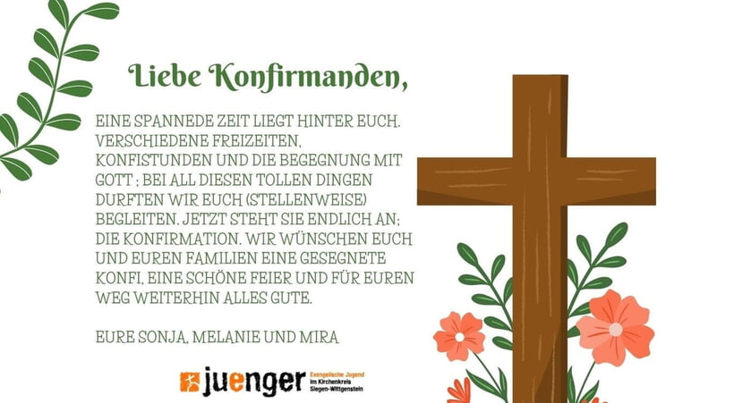 Von Herzen alles Gute, Gottes Segen und eine sch&ouml;ne Feier.