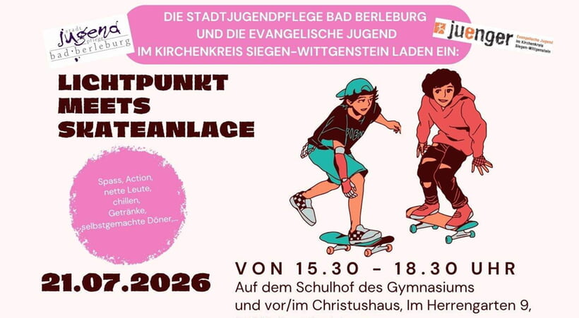 Lichtpunkt meets Skateanlage!
