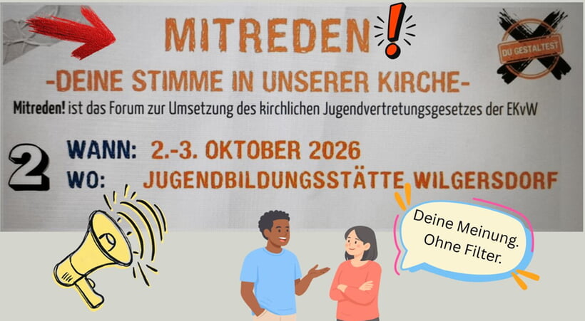 Mitreden! Mitkirche.Mitmachen.Miteinander.